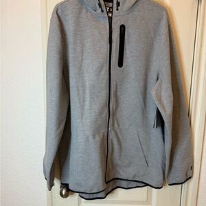 Russell Athletic Gray Fusion Knit Hoodie